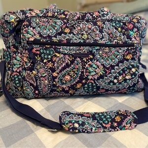 Vera Bradley French Paisley Grand Weekender, Lay Flat Travel Bag, and Backpack